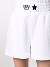 CHIARA FERRAGNI EYE LOGO TRACK-SHORTS