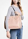 MICHAEL KORS HEIDI LARGE LOGO JACQUARD TOTE ΤΣΑΝΤΑ