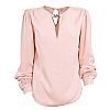 MICHAEL KORS EMBELLISHED CREPE BLOUSE