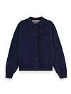 SCOTCH & SODA COMPACT DETAIL KNITTED JACKET