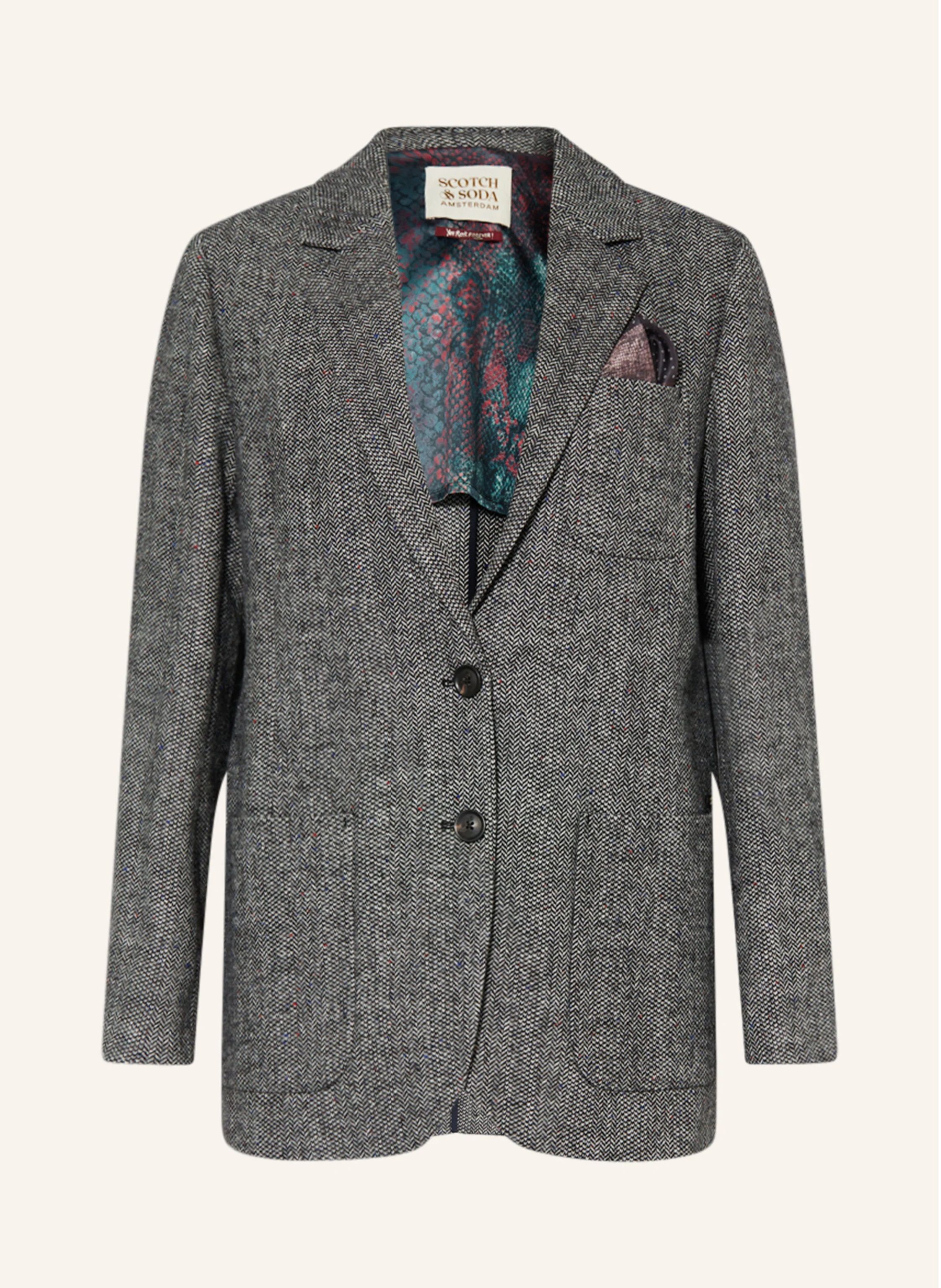 SCOTCH & SODA HERRINGBONE BLAZER