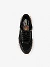 MICHAEL KORS NOVA LEATHER & NYLON LOGO SNEAKERS