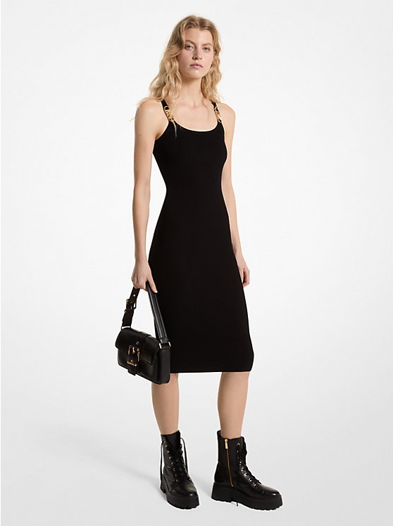 MICHAEL KORS RIBBED STRETCH KNIT MIDI TANK ΦΟΡΕΜΑ