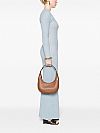 MICHAEL KORS PRESTON SMALL CRESCENT TOP ZIP PEBBLED LEATHER SHOULDER ΤΣΑΝΤΑ