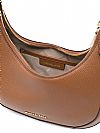 MICHAEL KORS PRESTON SMALL CRESCENT TOP ZIP PEBBLED LEATHER SHOULDER ΤΣΑΝΤΑ