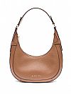 MICHAEL KORS PRESTON SMALL CRESCENT TOP ZIP PEBBLED LEATHER SHOULDER ΤΣΑΝΤΑ