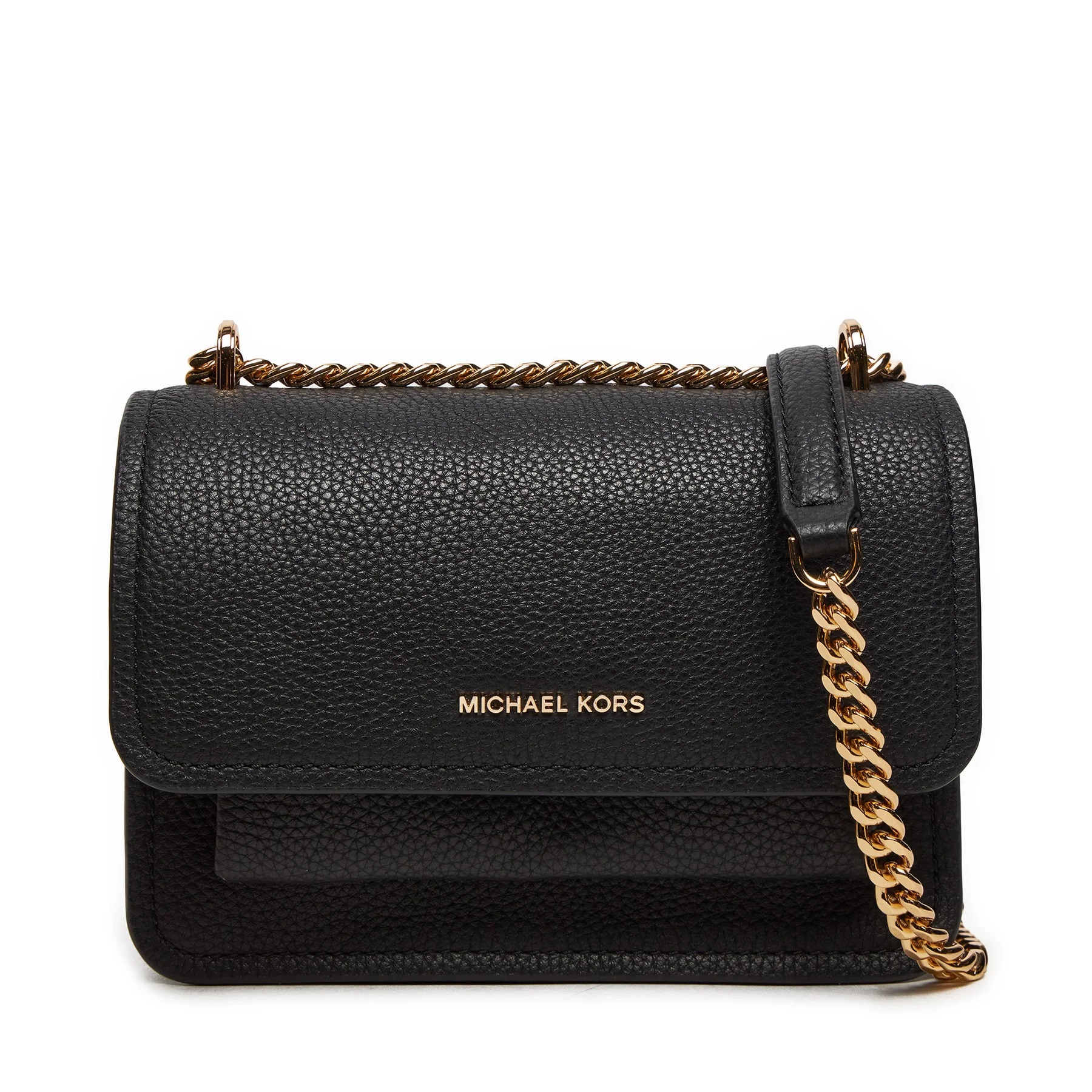 MICHAEL KORS CLAIRE SMALL PEBBLED LEATHER SHOULDER ΤΣΑΝΤΑ