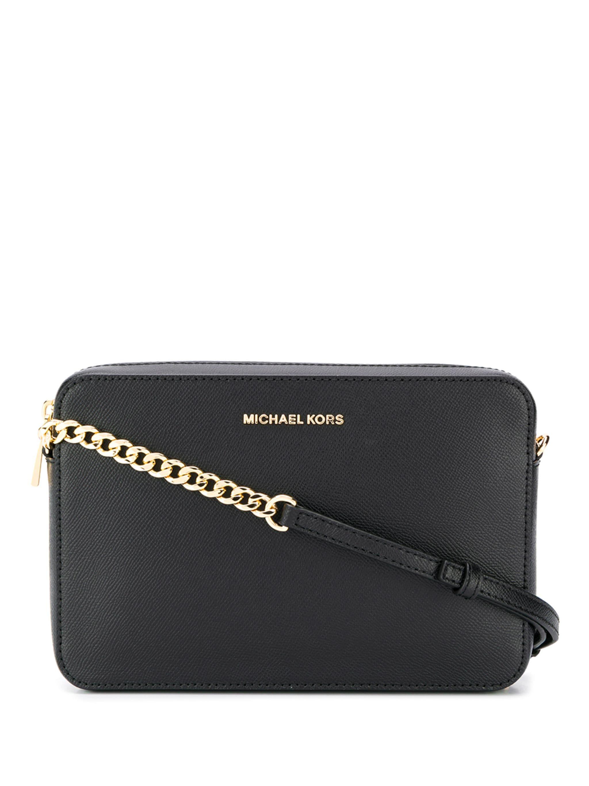 MICHAEL KORS JET SET LARGE SAFFIANO LEATHER CROSSBODY ΤΣΑΝΤΑ