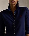 POLO RALPH LAUREN BUTTONED-PLACKET LONG-SLEEVE POLO ΠΟΥΚΑΜΙΣΟ