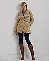 LAUREN RALPH LAUREN BUCKLE-TRIM DIAMOND-QUILTED JACKET