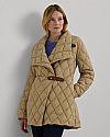 LAUREN RALPH LAUREN BUCKLE-TRIM DIAMOND-QUILTED JACKET