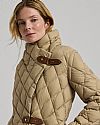 LAUREN RALPH LAUREN BUCKLE-TRIM DIAMOND-QUILTED JACKET