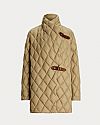 LAUREN RALPH LAUREN BUCKLE-TRIM DIAMOND-QUILTED JACKET