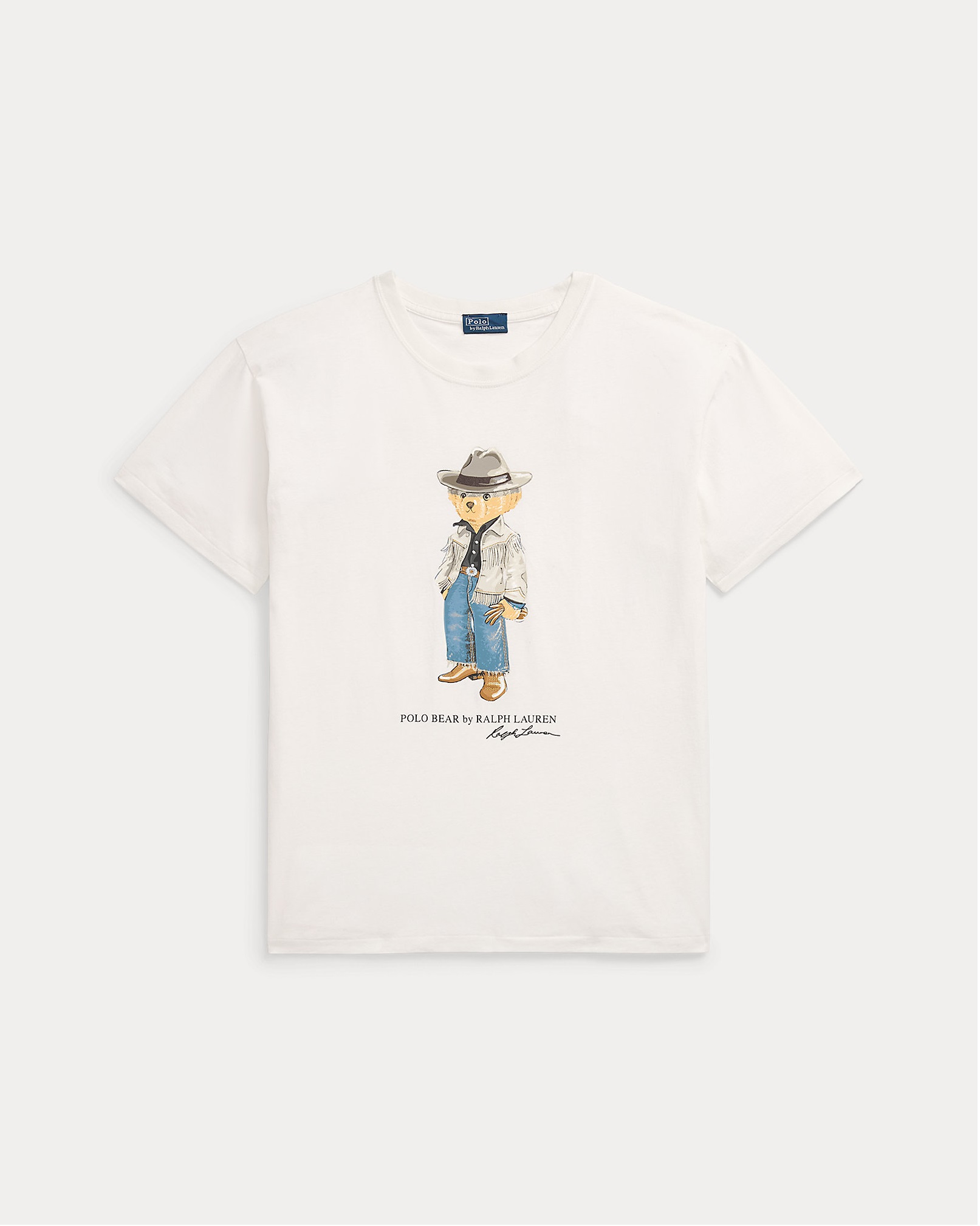 POLO RALPH LAUREN POLO BEAR COTTON JERSEY T-SHIRT