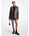 MICHAEL KORS METALLIC MOIRÉ  BLAZER