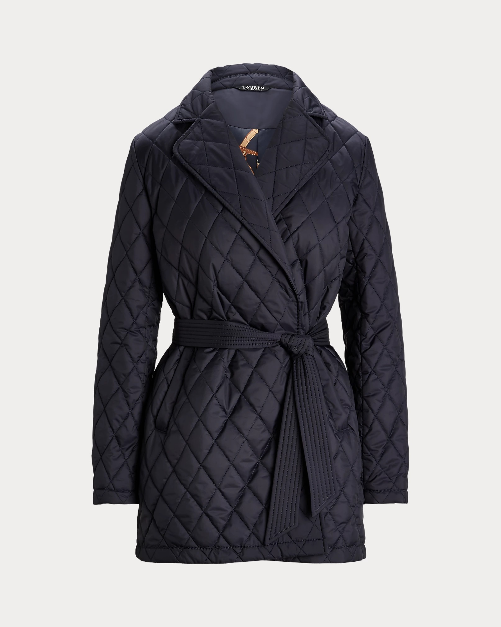 LAUREN RALPH LAUREN DIAMOND-QUILTED WRAP JACKET