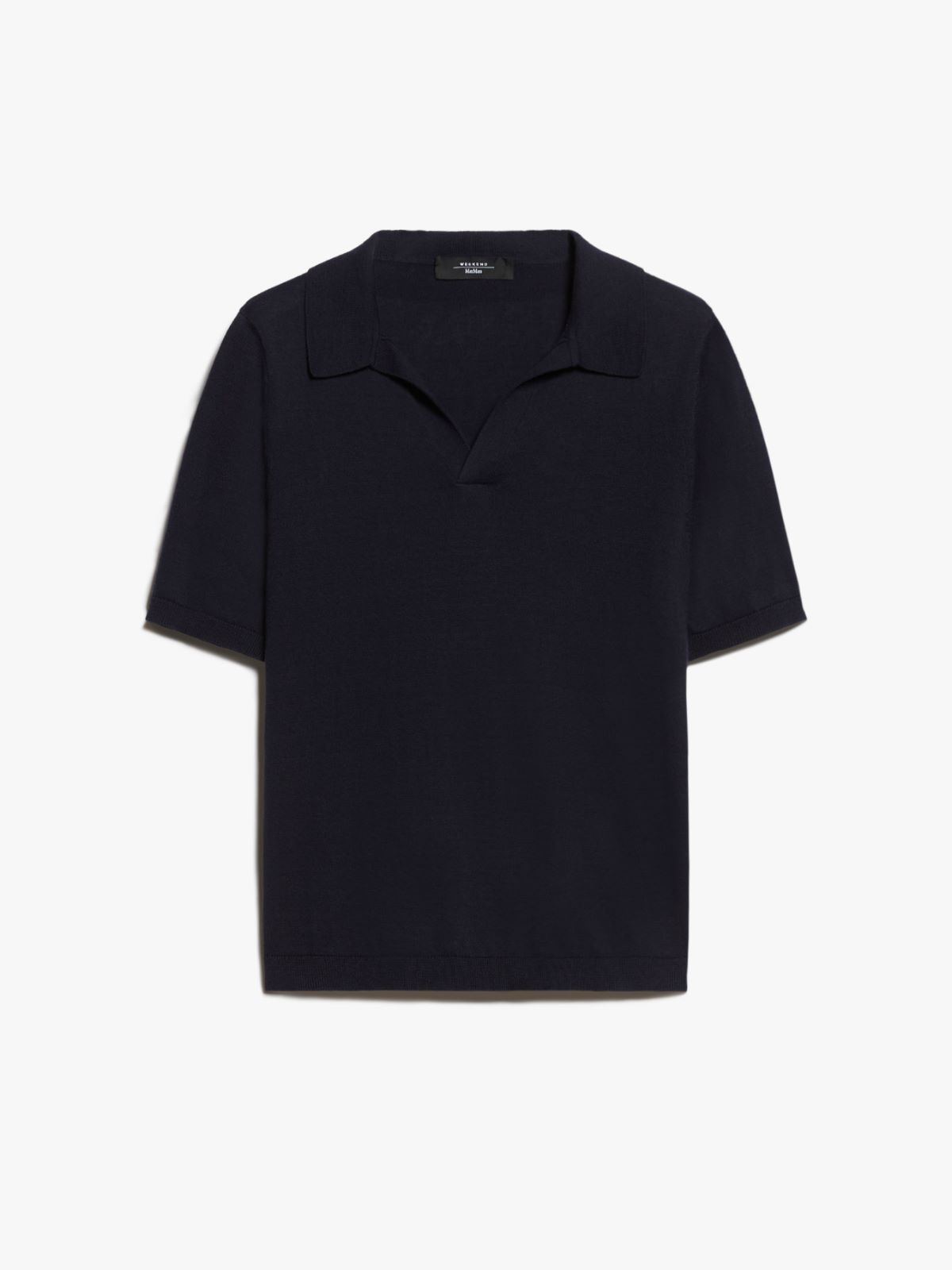 WEEKEND MAX MARA RONCOLO SILK & COTTON YARN POLO ΠΛΕΚΤΟ