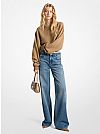 MICHAEL KORS DENIM WIDE-LEG ΤΖΙΝ