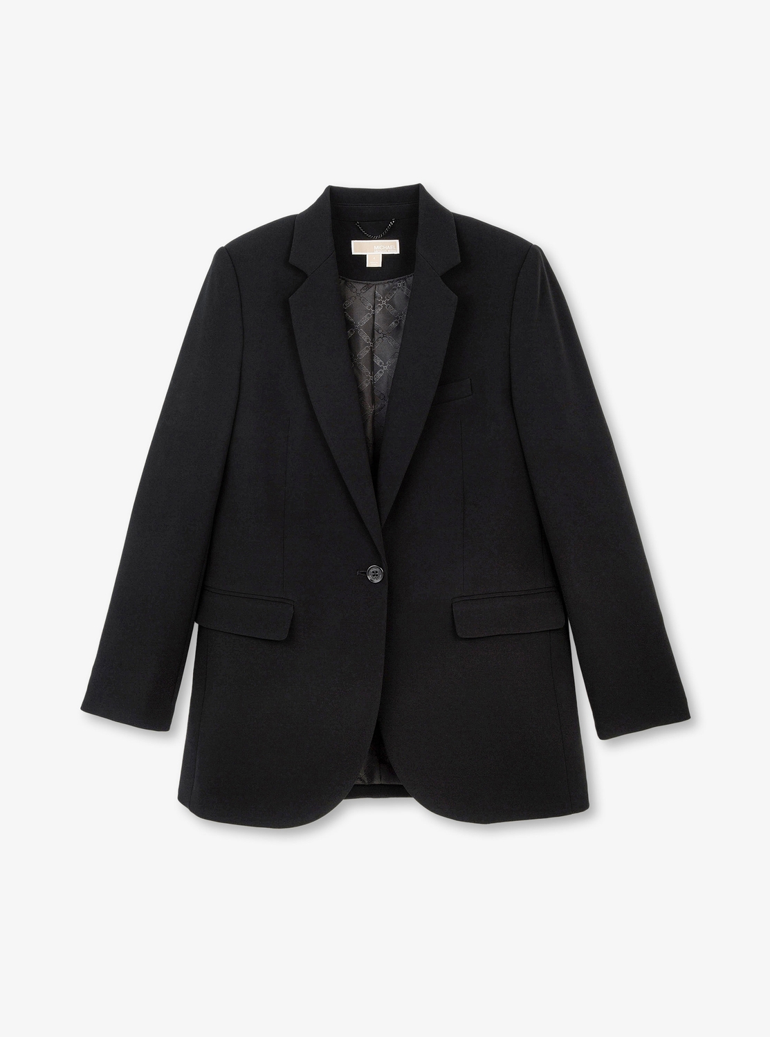 MICHAEL KORS SINGLE BREASTED CREPE BLAZER